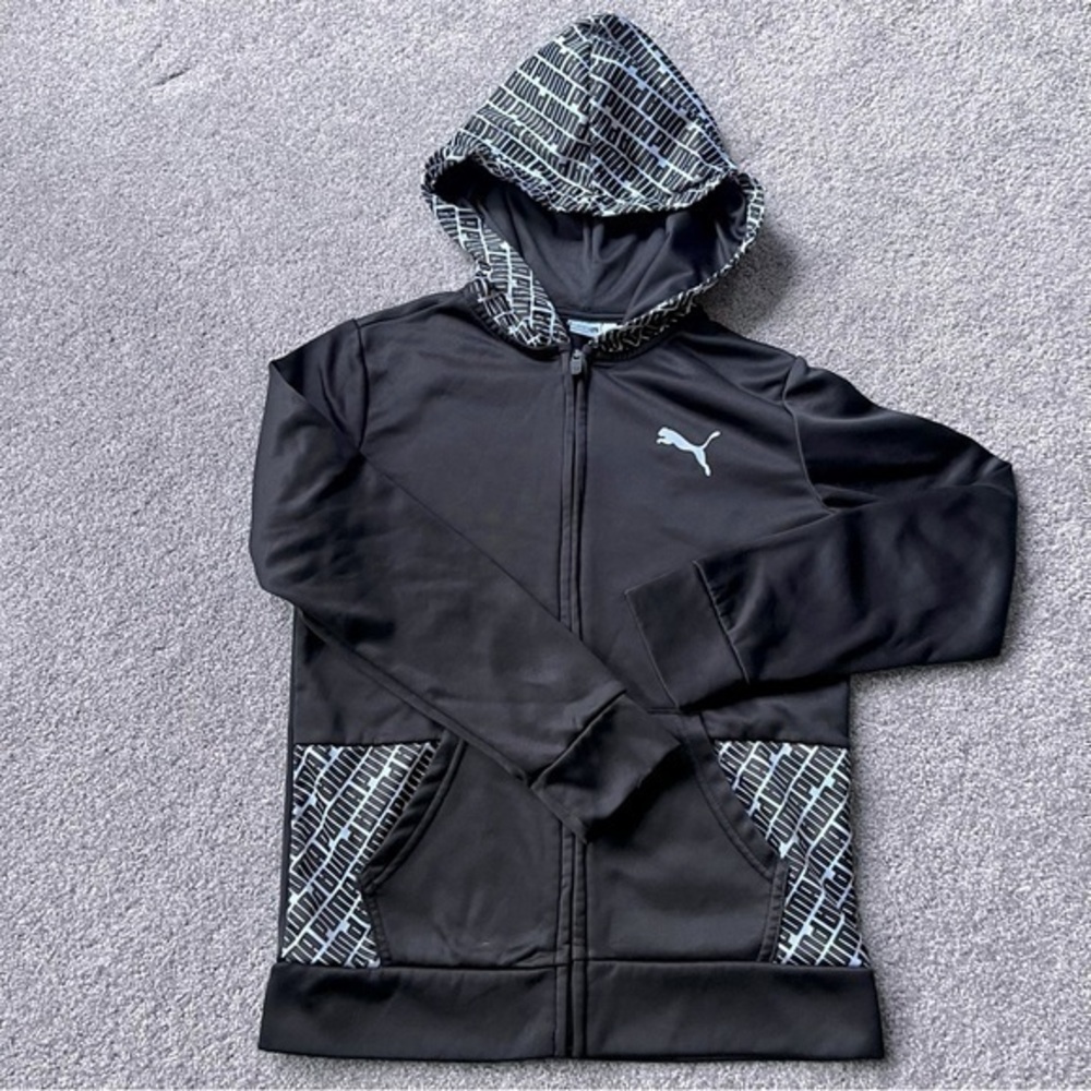 Puma youth full zip track jacket size medium 10-12